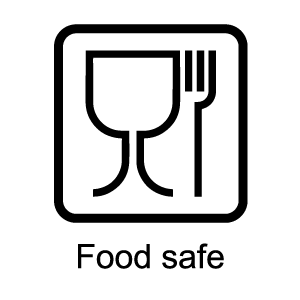 Food Safe Glass and Fork