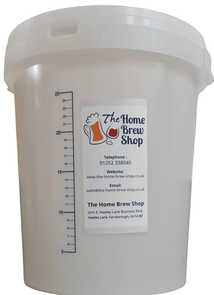 Home Brew 30ltr bucket 25ltr scale